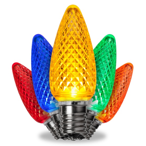 Professional multicolor C9 Christmas light bulbs